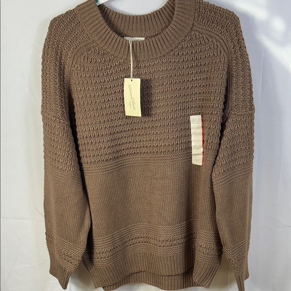 Universal Thread Brown Knit Sweater crewneck size 1X